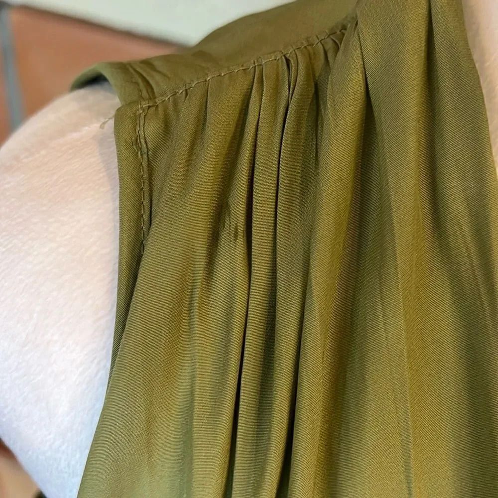 Ramy Brook Avocado/Sage Green Embroidered Hayley Midi Dress, size MEDIUM - Picture 13 of 17